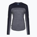 Longsleeve damski icebreaker Merino 125 Cool-Lite Sphere Tee CB midnnavy hthr/midnnavy/cb