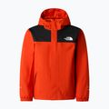 Kurtka przeciwdeszczowa dziecięca The North Face Antora lava red 6