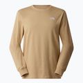 Longsleeve trekkingowy męski The North Face Evolution Simple Dome Regular khaki stone 5