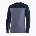 Bluza termoaktywna męska Smartwool Classic Thermal Merino Base Layer Colorblock Crew Boxed deep navy/nightfall 3