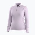 Bluza termoaktywna damska Smartwool Classic Thermal Merino Base Layer 1/4 Zip Boxed lavender sky heather 3