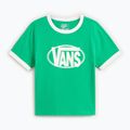 Koszulka damska Vans Center Chest Ringer Tee vivid verdant