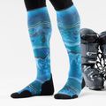 Skarpety narciarskie Smartwool Ski Targeted Cushion Storm Peak Print OTC nightfall blue 2