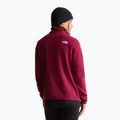 Bluza polarowa damska The North Face Glacier Fleece 1/4 Zip burgundy crush 3