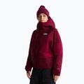 Kurtka narciarska damska The North Face Powstar burgundy crush