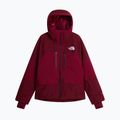 Kurtka narciarska damska The North Face Powstar burgundy crush 5