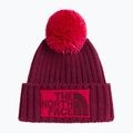 Czapka zimowa The North Face Heritage Ski Tuke burgundy crush