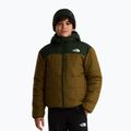 Kurtka ocieplana dziecięca The North Face Reversible Shasta FZ Hooded caraway seed/bo