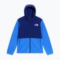 Bluza polarowa dziecięca The North Face Teen Glacier Full Zip Hoodie bold blue/activ blue 5