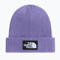 Czapka zimowa The North Face Logo Box Cuffed grounded plum
