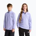 Bluza polarowa dziecięca The North Face Teen Glacier 1/4 Zip pale plum