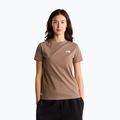 Koszulka damska The North Face Evolution Simple Dome Slim SS garnet