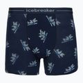 Bokserki termoaktywne męskie Icebreaker Merino 150 Anatomica BearTour AOP Boxers midnight navy