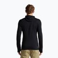 Bluza trekkingowa męska Icebreaker Merino 200 Realfleece Descender Half Zip Hoodie black 3