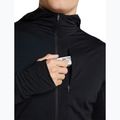 Bluza trekkingowa męska Icebreaker Merino 200 Realfleece Descender Half Zip Hoodie black 7