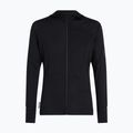 Bluza trekkingowa męska Icebreaker Merino 200 Realfleece Descender Half Zip Hoodie black 10