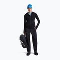 Bluza trekkingowa damska Icebreaker Merino 200 Realfleece Descender Half Zip Hoodie black 2