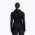 Bluza trekkingowa damska Icebreaker Merino 200 Realfleece Descender Half Zip Hoodie black 3