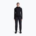 Bluza trekkingowa damska Icebreaker Merino 200 Realfleece Descender Half Zip Hoodie black 4