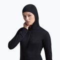 Bluza trekkingowa damska Icebreaker Merino 200 Realfleece Descender Half Zip Hoodie black 6