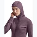 Bluza trekkingowa damska Icebreaker Merino 200 Realfleece Descender Half Zip Hoodie grey plum 6