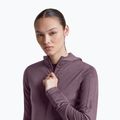 Bluza trekkingowa damska Icebreaker Merino 200 Realfleece Descender Half Zip Hoodie grey plum 8
