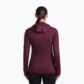 Bluza trekkingowa damska Icebreaker Merino 300 Realfleece Descender Zip Hoodie dark berry 3