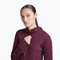 Bluza trekkingowa damska Icebreaker Merino 300 Realfleece Descender Zip Hoodie dark berry 4