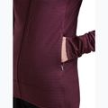 Bluza trekkingowa damska Icebreaker Merino 300 Realfleece Descender Zip Hoodie dark berry 10
