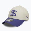 Czapka z daszkiem New Era WS Patch 9Forty Chicago White Sox light beige 2