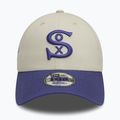 Czapka z daszkiem New Era WS Patch 9Forty Chicago White Sox light beige 3