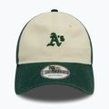 Czapka  z daszkiem New Era 9Twenty Trucker Oakland Athletics light beige 3
