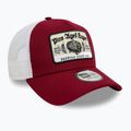Czapka z daszkiem New Era NE Vintage Trucker dark red