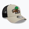 Czapka z daszkiem New Era NE Outdoor Patch Trucker light beige