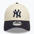 Czapka z daszkiem New Era Colourblock 9Forty New York Yankees light beige 3