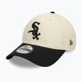 Czapka z daszkiem New Era Colourblock 9Forty Chicago White Sox light beige 3
