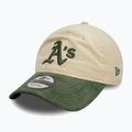 Czapka z daszkiem New Era Block Cord 9Twenty Oakland Athletics light beige 3