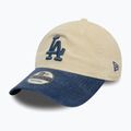 Czapka z daszkiem New Era Block Cord 9Twenty Los Angeles Dodgers light beige 2