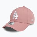 Czapka z daszkiem New Era League Essential 9Forty Los Angeles Dodgers dark pink 3