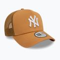 Czapka z daszkiem New Era League Essential Trucker New York Yankees dark beige