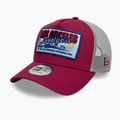 Czapka z daszkiem New Era MLB Patch Trucker Los Angeles Dodgers dark red 3
