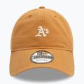 Czapka z daszkiem New Era Mini Washed 9Twenty Oakland Athletics dark beige 3