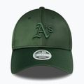 Czapka z daszkiem New Era Satin 9Forty Oakland Atletics dark green 3