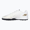 Buty piłkarskie dziecięce SKECHERS Skx_1.5 Youth Jr TF white/gold 10