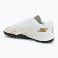 Buty piłkarskie dziecięce SKECHERS Skx_1.5 Youth Jr TF white/gold 3