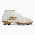 Buty piłkarskie dziecięce SKECHERS Skx_1.5 High Td Jr FG white/gold 2