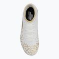 Buty piłkarskie dziecięce SKECHERS Skx_1.5 High Td Jr FG white/gold 5