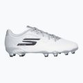 Buty piłkarskie dziecięce SKECHERS Razor 1.5 Youth Jr FG white/silver 9