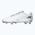 Buty piłkarskie dziecięce SKECHERS Razor 1.5 Youth Jr FG white/silver 10