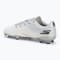 Buty piłkarskie dziecięce SKECHERS Razor 1.5 Youth Jr FG white/silver 3